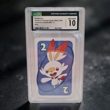 Pokémon UNO Scorbunny Karte 2021 CGC 10 Gem Mint Pocket Playing Card