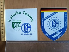 2 Schalke 04 Aufkleber Sticker