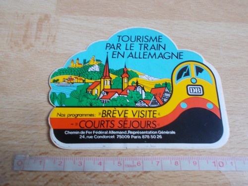 Aufkleber zug deutschland - in,