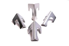 4 Abstandshalter aus 2,5mm Edelstahl für Ihre Feuertonne Grillplatte Kugelgrill 