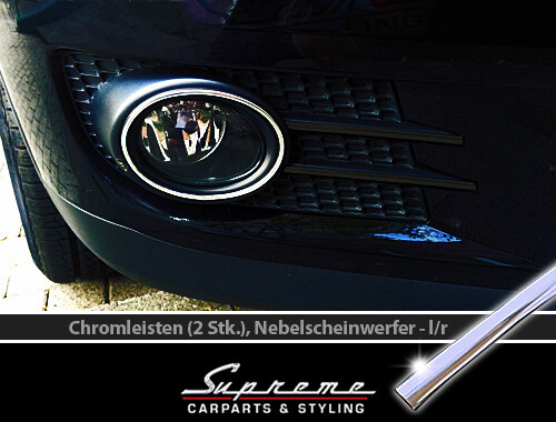 Chrom zierleisten 2x - chrom,