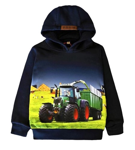 Jungen kapuzenpullover traktor - jungen,