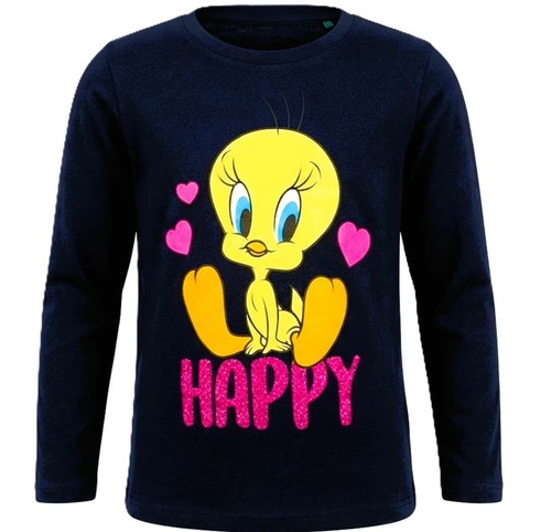 Tweety shirt blau langarmshirt - tweety,