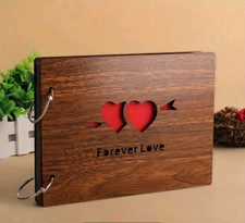 Fotoalbum zum Selbst Gestalten  Scrapbooking-Erinnerung Fotoalbum Aus Holz 