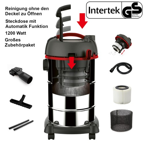 Mauk industriesauger 30l 1200w - industriesauger,