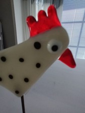 Huhn - Dekoration - Figur - Dänische Glaskunst