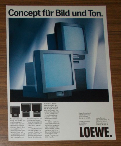 Seltene werbung vintage loewe - werbung,