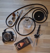 Shisha (INVI), mit Zubehör, Kohle & elektrischem Kohleanzünder