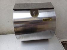 Briefkasten aus Edelstahl, Maße 35 cm B, 42 cm H, 16cm t