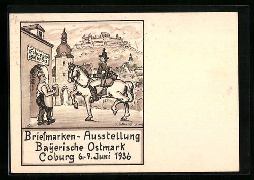 Künstler coburg - künstler-ak,