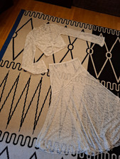 NEU H&M Boho-Set 34/36/XS spitze häkel blog transparent layer hochzeit zar elfe