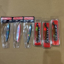 S-35 SAURUS HIRAJIGURA Center Balance 80g 6er Set Blaufische Offshore Boot Ji...