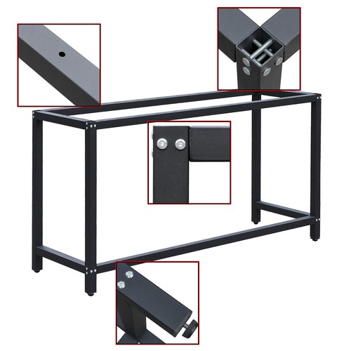 Werkbankgestell b50xl150xh80cm - werkbankgestell,