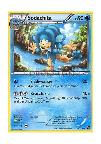Pokemon schwarz weiss 114 - schwarz&weiss, 34/114