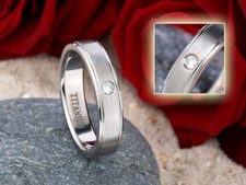 Edelstahlring Bandring