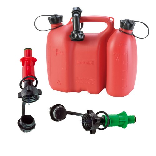 Kombikanister rot l 2x - rot, 3+1,5