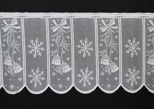 Weihnachten Scheibengardine Bistrogardinen Meterware nach Maß "769" 50cm