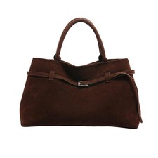 Wildledertasche mit Henkel