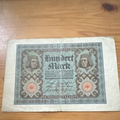 Reichsbanknote 100 mark - reichsbanknote,