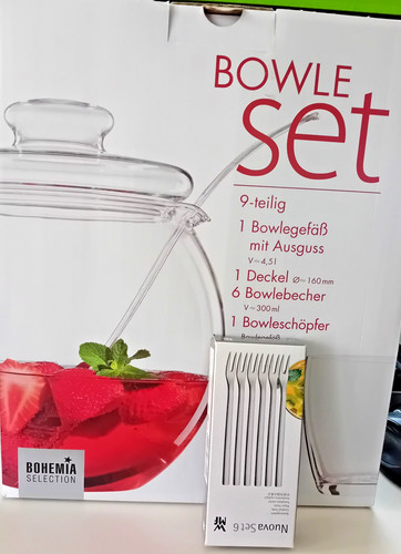 Bohemia cristal bowleset - cristal,