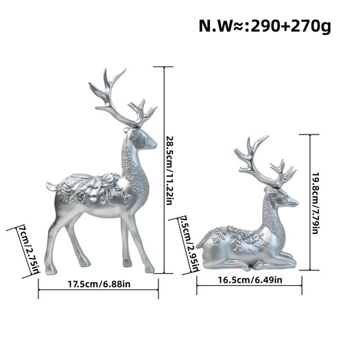 Hirschfigur 2er set - 2er,