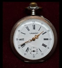 LAUREAT silberne Taschenuhr