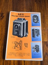 Prospekt Reklame Werbung AEG Motorschutz Fernschalter 1938 türkisch 21x15 cm #10