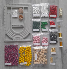 KNORR prandell | Bead Design Board — U-förmig 23 cm x 33 cm benutzt und Perlen 