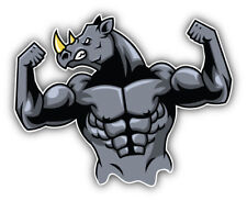 Autoaufkleber Muskeln Gym