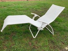 Gartenliege weiss metallic - gartenliege, weiss/metallic