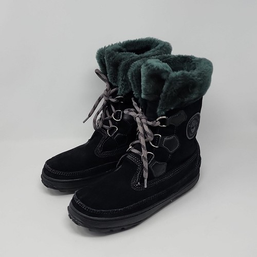 Timberland mukluk black suede - black,
