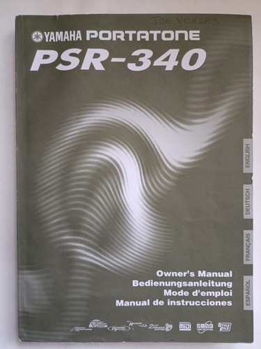 Yamaha psr 340 portatone - 340,