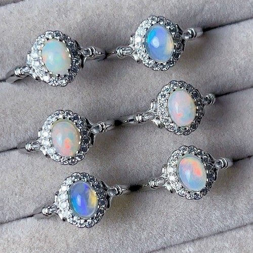 Ring opal echt - echt, mit