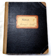 Altes Kochbuch Handgeschrieben + Beilagen - um 1910 - 1920