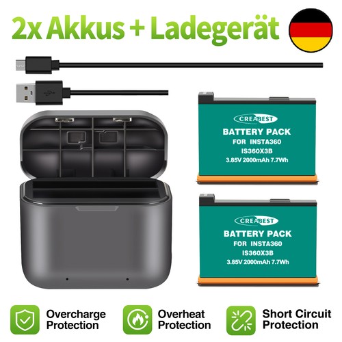 Akkus für insta360 one - akkus,