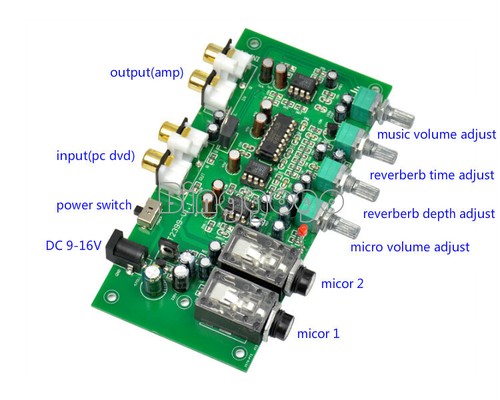 1pcs pt2399 jrc5532 karaoke - 1pcs, pt2399+jrc5532