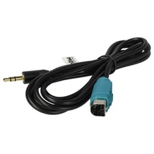 Aux Audio-Kabel KFZ-Adapter für Alpine CDE-9882Ri, iDA-X001, CDE-9881R/RB