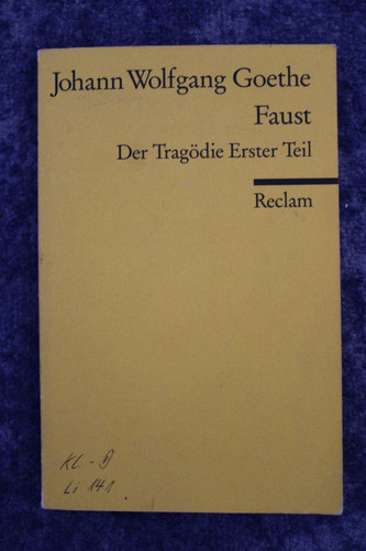 Faust erster teil von - faust,