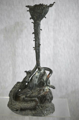 Antiker bronze leuchter - leuchter,