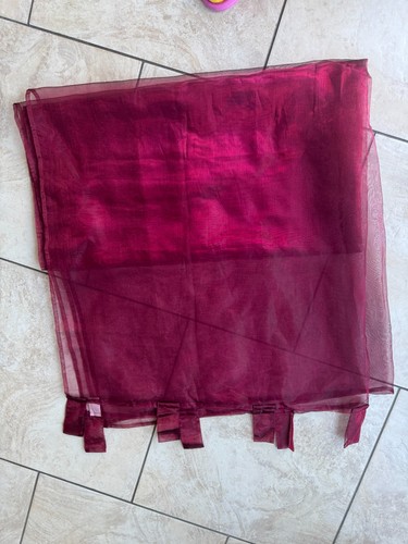 Vorhang rot neu - rot,
