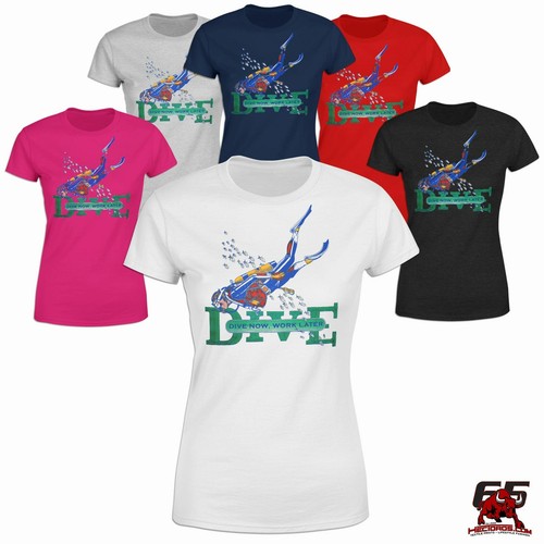 Shirt taucherin scuba diver - taucherin,