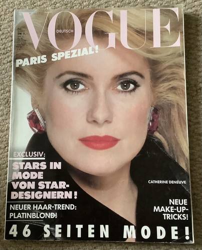 Vtg vogue deutsch - deutsch, 8/1985