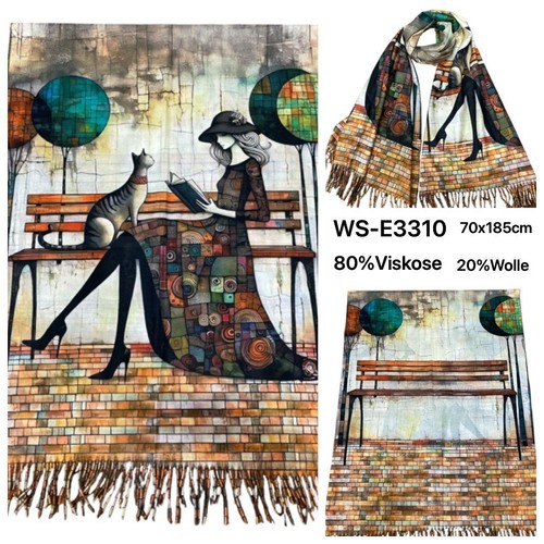 Künstler winterschal damen - künstler,