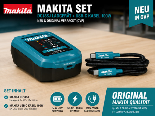 Makita akku usb - akku, usb-ladegerät