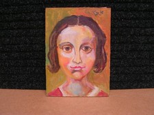 Bild , Öl auf Karton