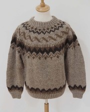 Herren Wollpullover Gr. XL