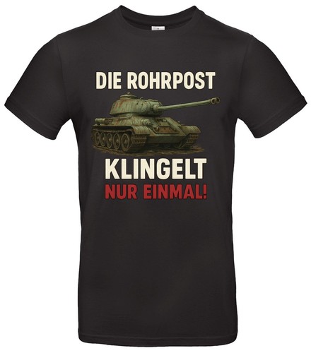 Rohrpost shirt panzer spruch - rohrpost,