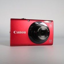 [Neuwertig] Canon PowerShot A3400 IS HD Digitalkamera rot 5x 16,0MP, SD-Karte