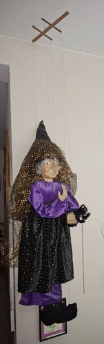 Marionette hexe 90cm - marionette, „hexe“