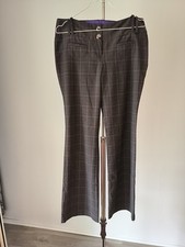 Karierte Stoff Schlaghose von C&A Clockhouse  in Gr. 38